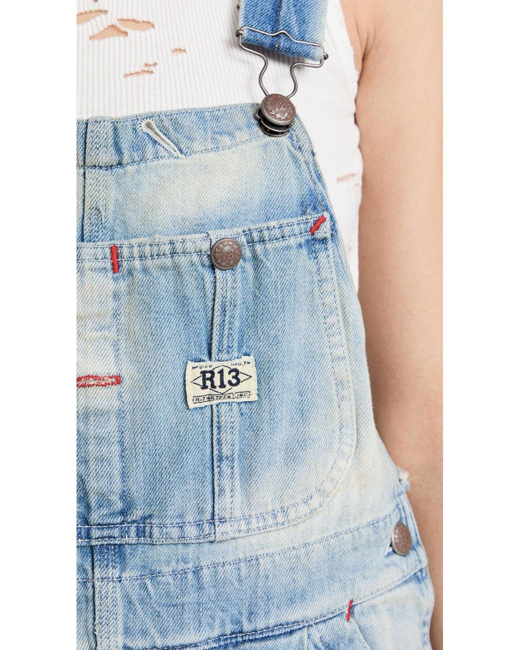 R13 Damon Overalls in Blue | Lyst R13 Damon Overalls in Blue | Lyst