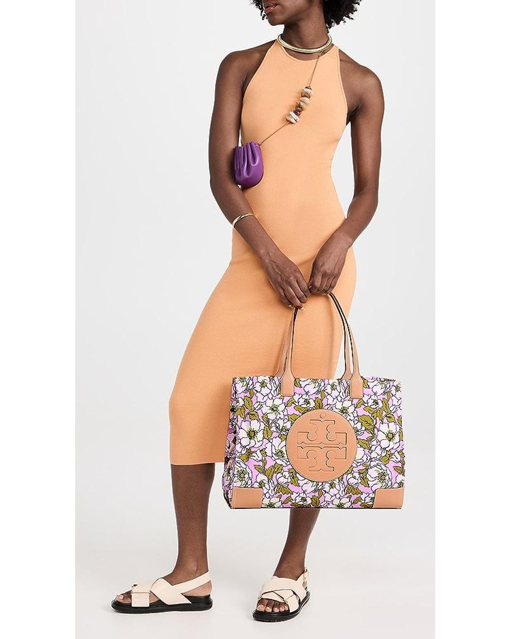 Tory Burch Ella Printed Tote | Lyst