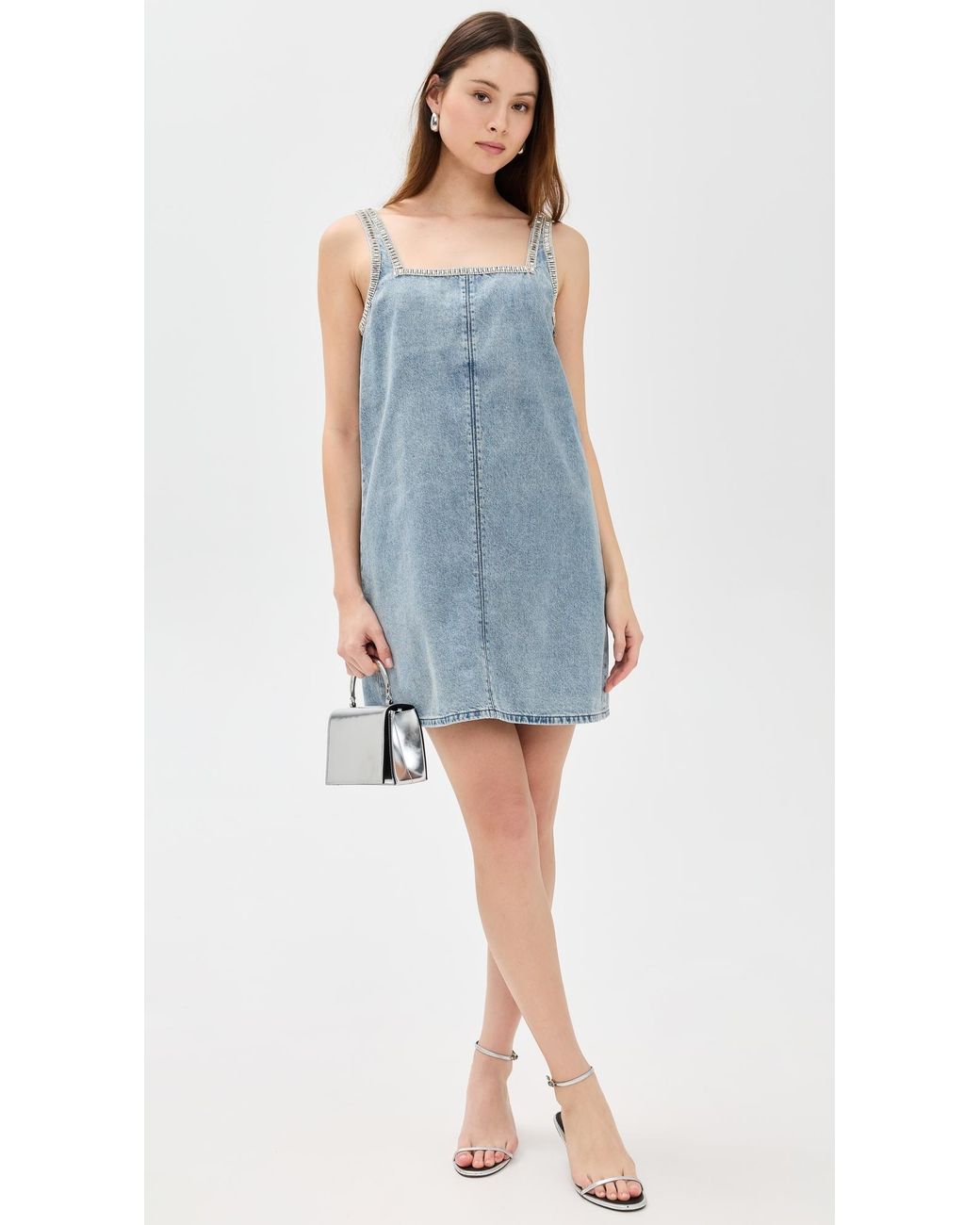 Rag & Bone Jayde Mini Dress in Blue | Lyst
