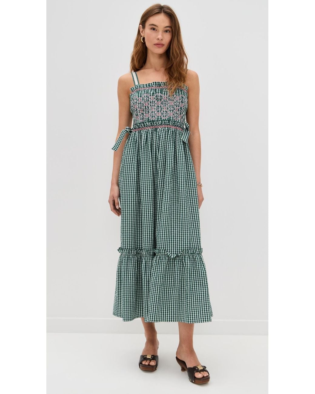 Hunter Bell Larissa Dress in Green | Lyst