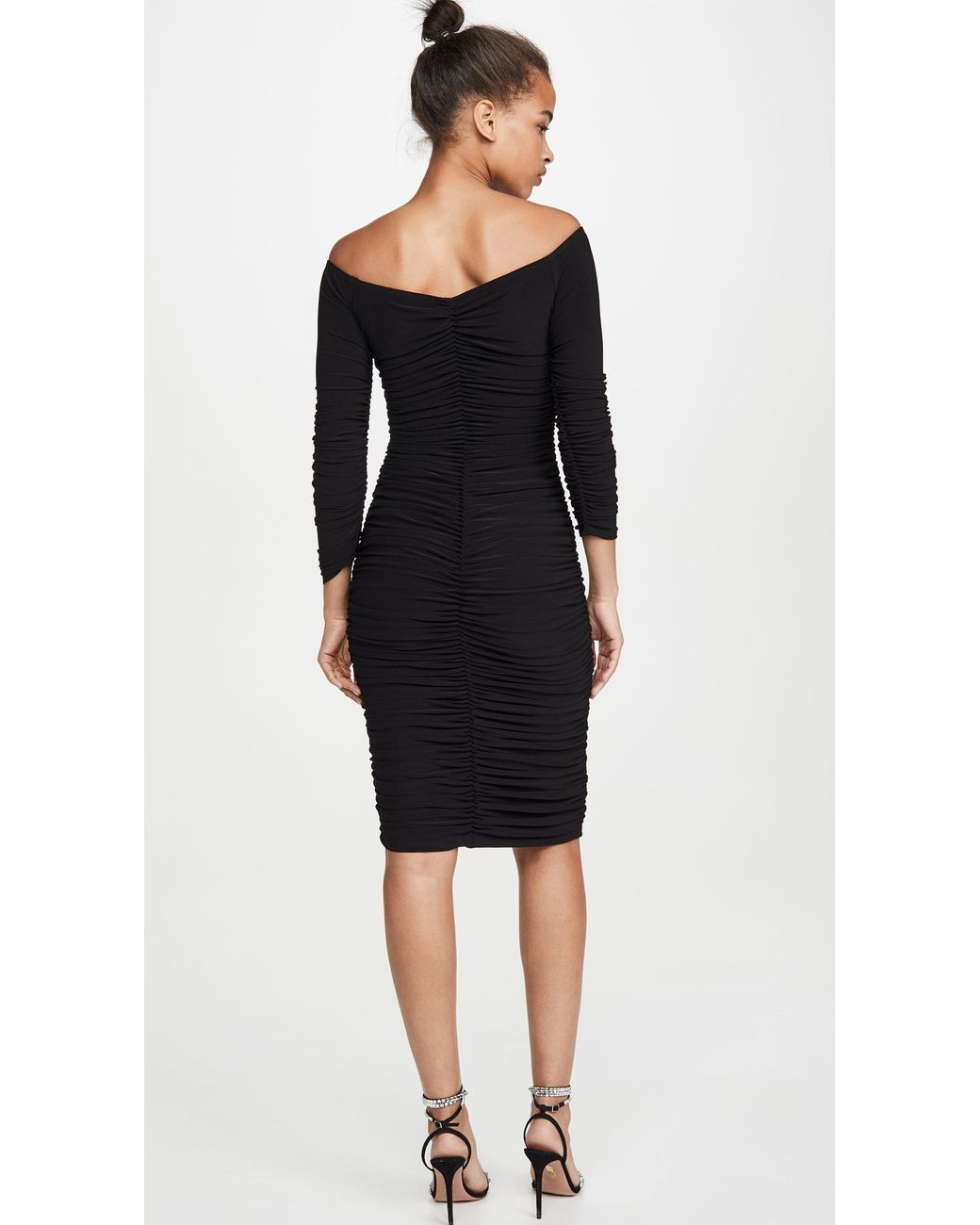 Off Shoulder Slinky Dress 