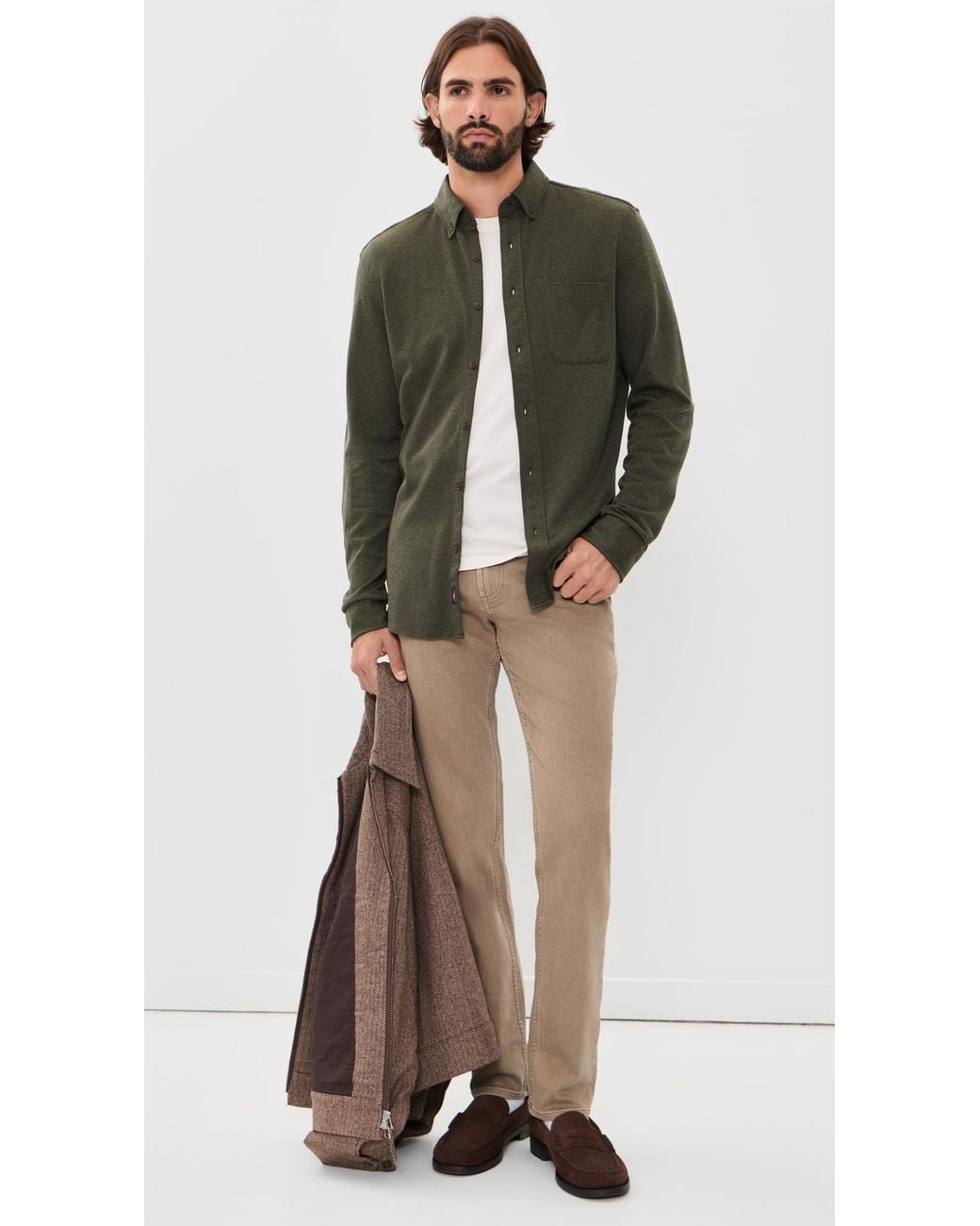 Faherty Brand Natural Stretch Terry Pants for men