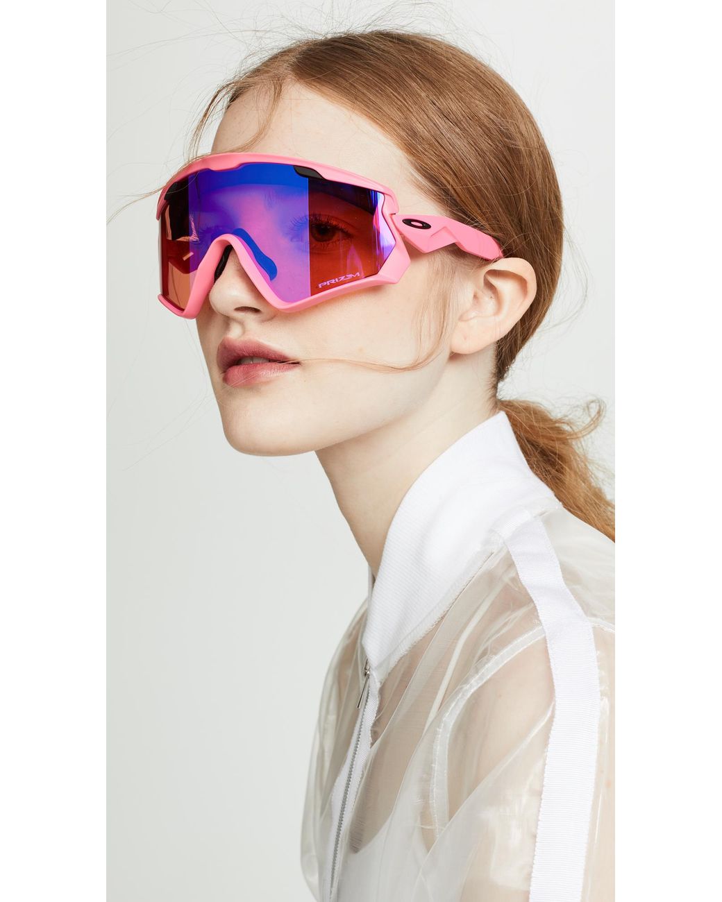 Oakley Windjacket Sunglasses in Pink | Lyst