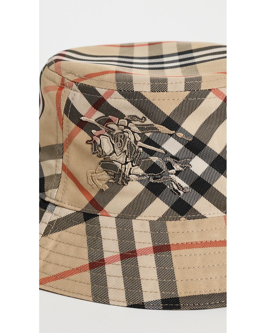 Burberry Multicolor Check Bucket Hat