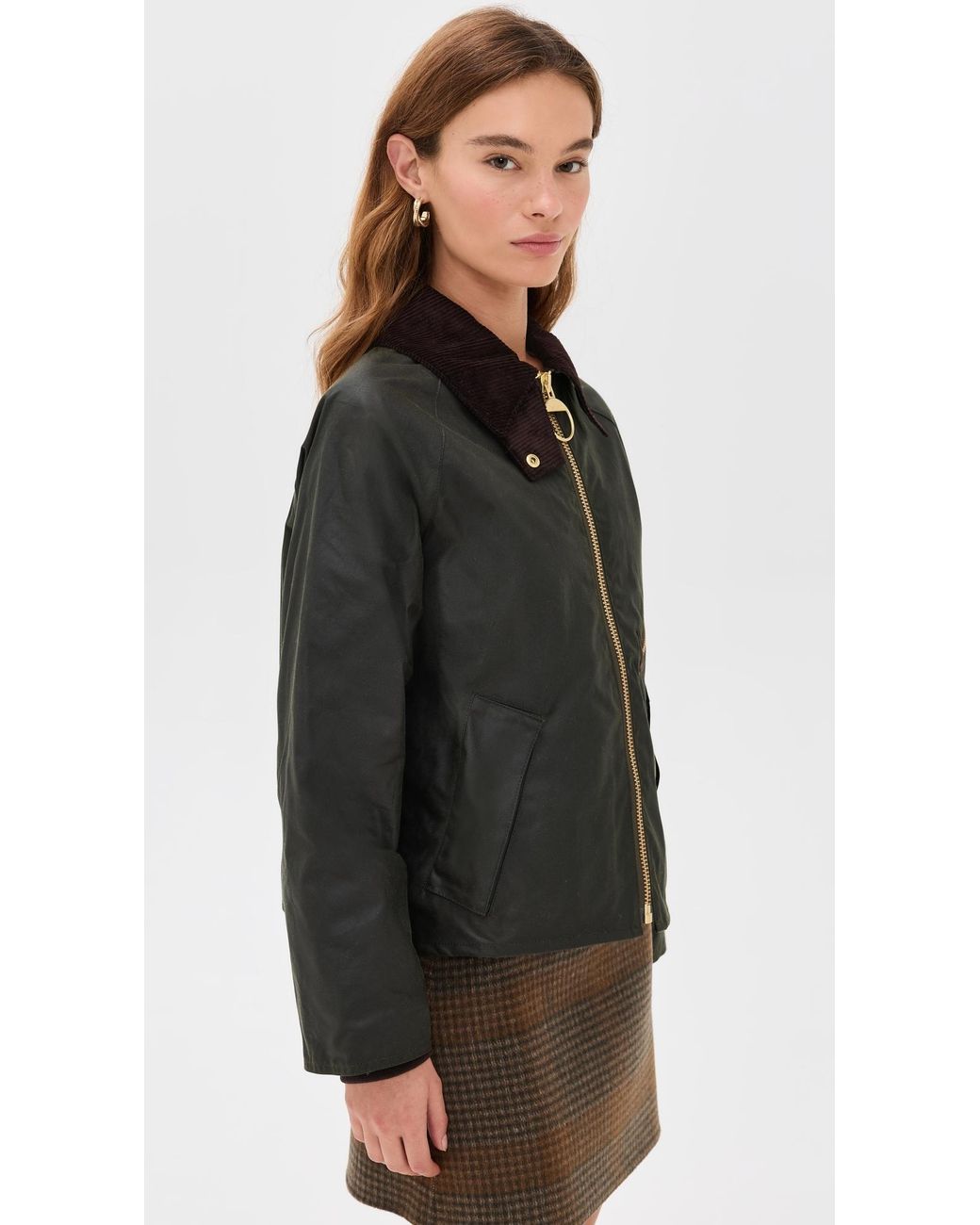 Barbour Black Arlene Wax Barn Jacket