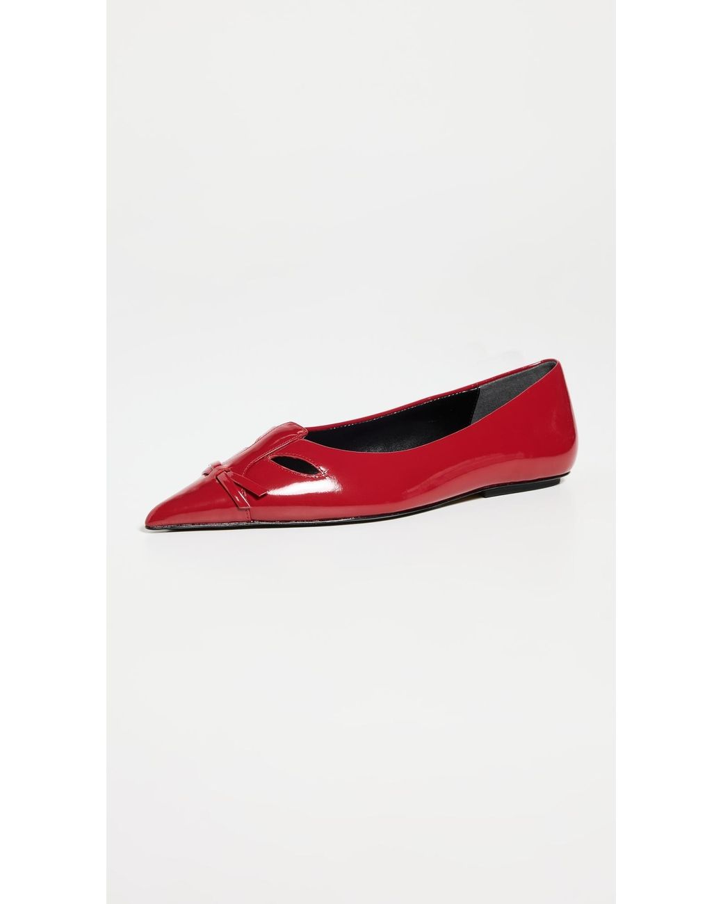 フラットシューズ The Kat Ballerinas - Marc Jacobs - Leather - Red Marc Jacobs The Kat Ballerina Flats in Red | Lyst
