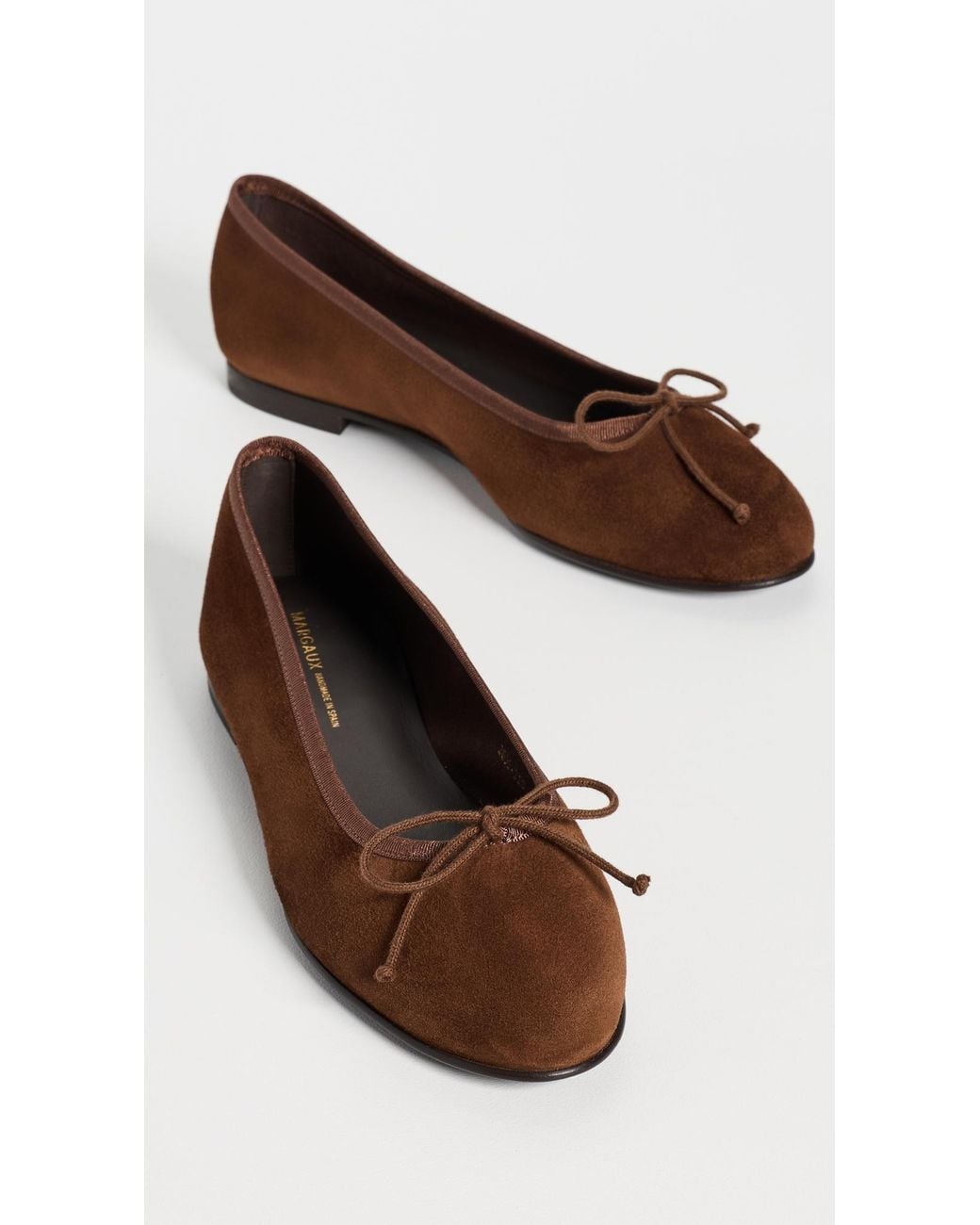 Margaux The Demi Flats in Brown | Lyst