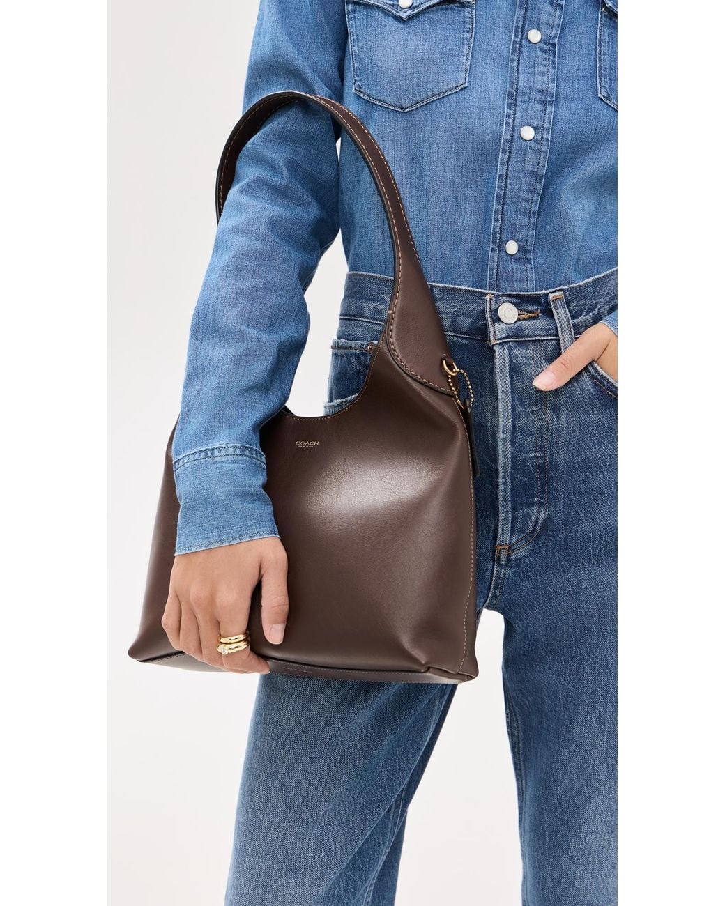 COACH Brown Brooklyn Shoulder Bag 28