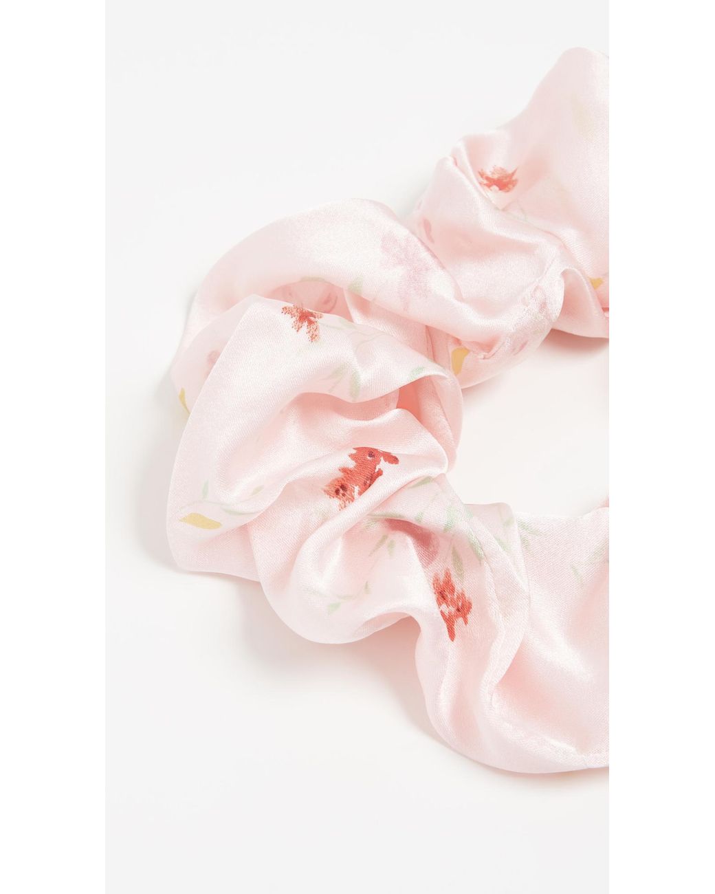 Shell Pink Silk Hair Ribbon Pony Scarf Tie -  Hong Kong