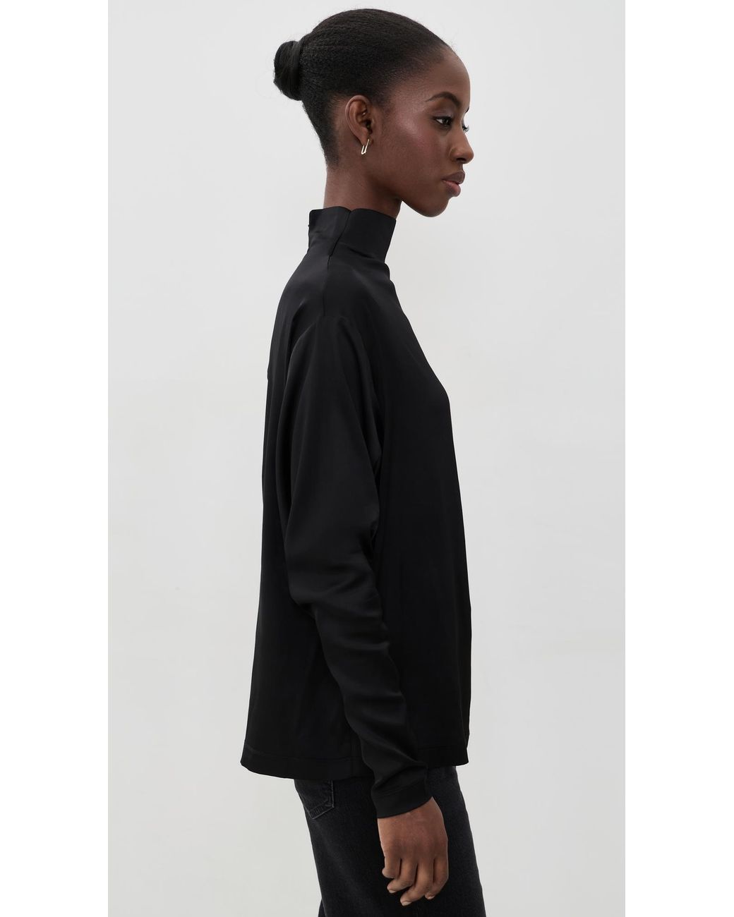 Agolde Black Bryony Top