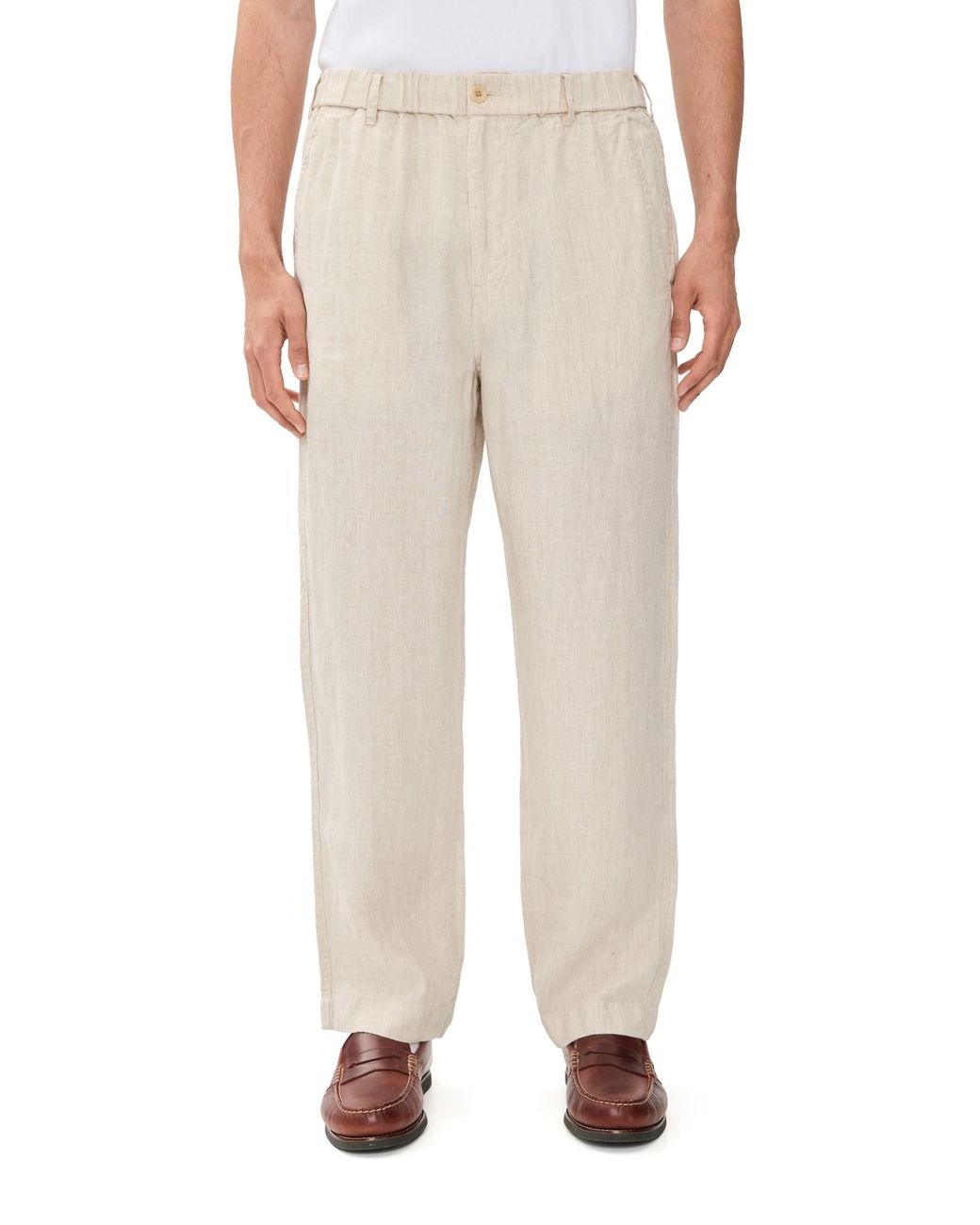 Madewell Natural Linen Back Pants for men