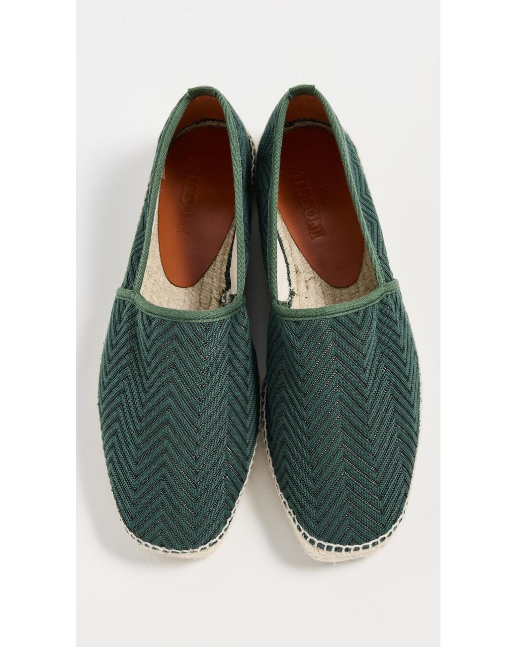 Missoni Green Corfu Espadrilles for men