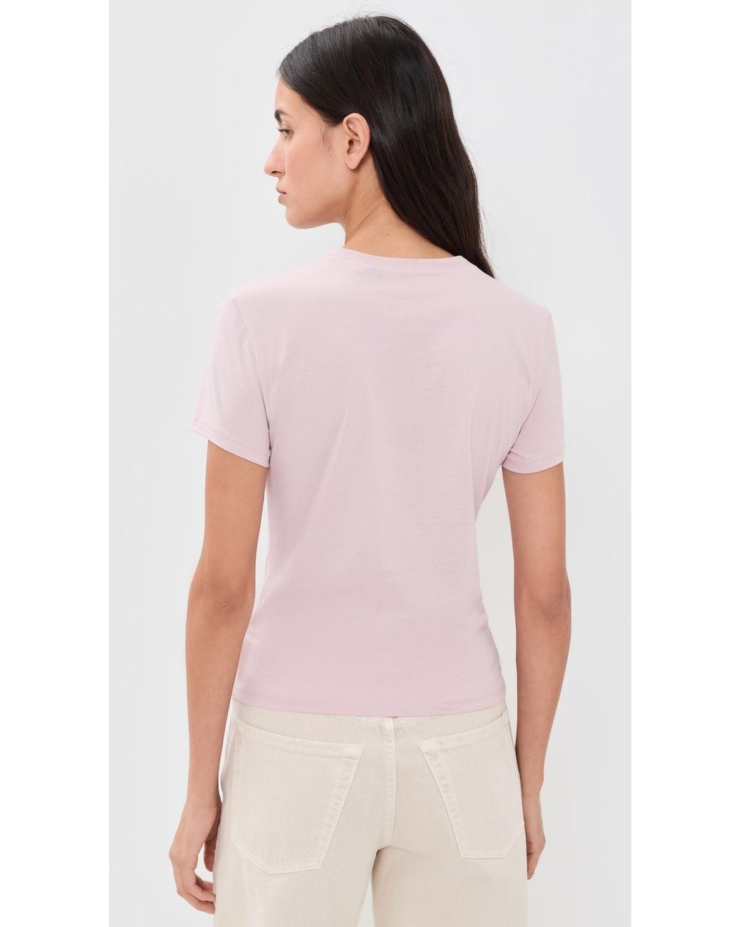 Theory Pink Tiny Tee