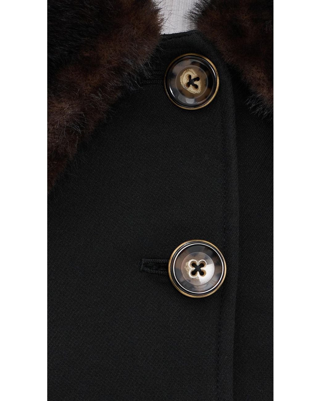 Veronica Beard Black Severine Tailored Dickey Jacket