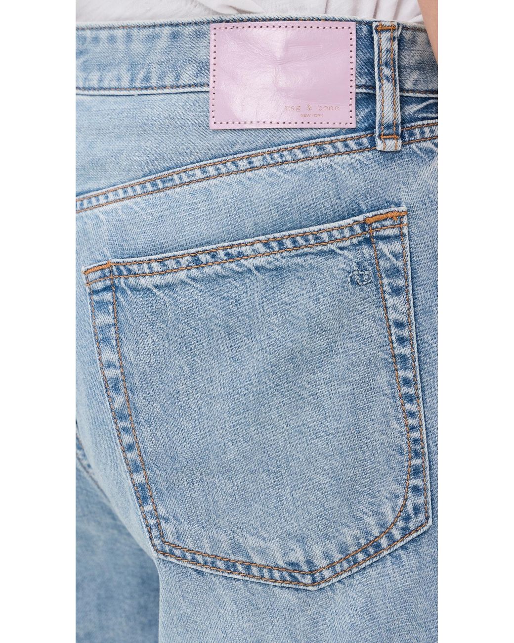 Rag & Bone Blue Featherweight Logan Jeans