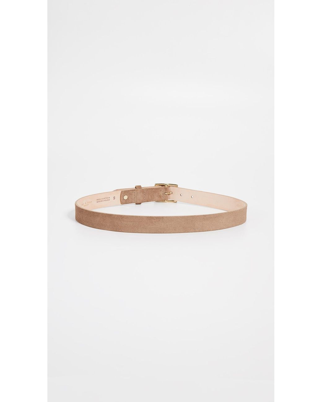 Rag & Bone White Boyfriend Belt