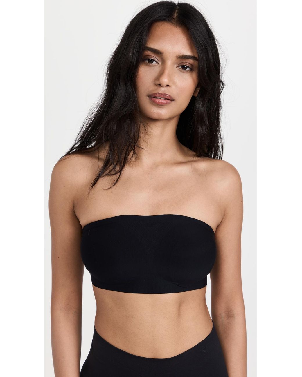 Commando Black Butter Soft Support Strapless Bralette