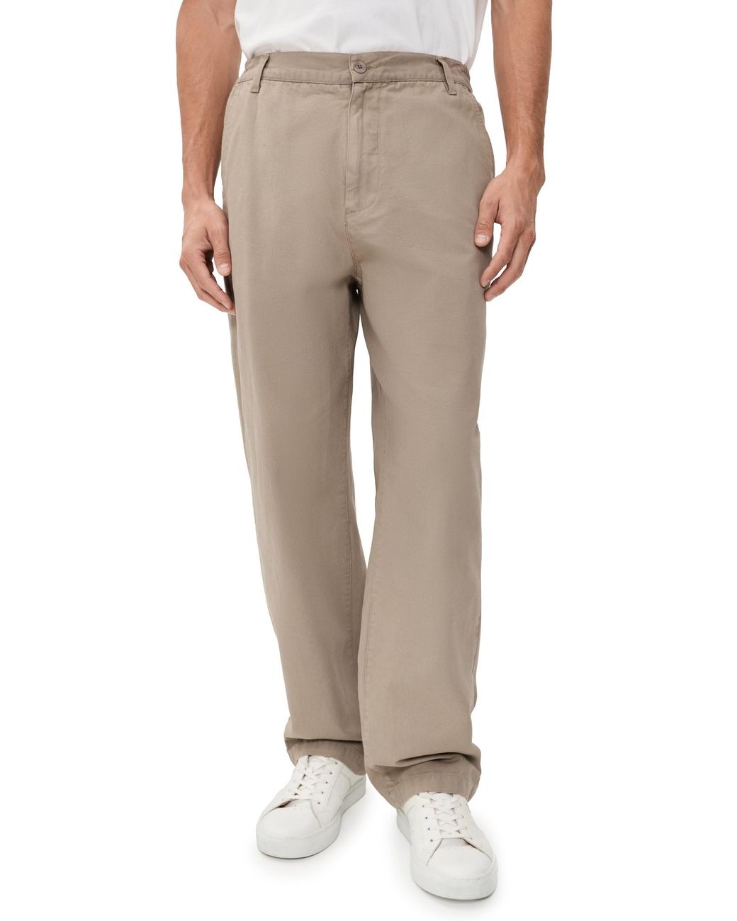 Alex Crane Natural Canvas Painter Pants for men