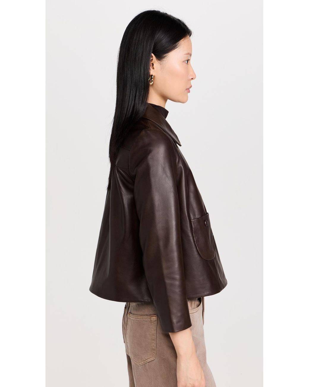 Ba&sh Black Milos Leather Jacket