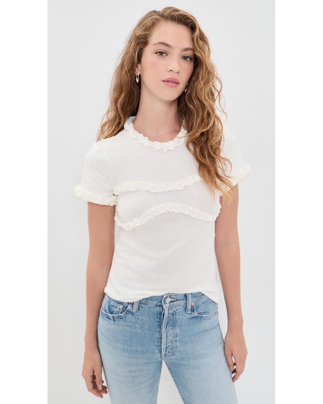 Sixxta White Baby Tee