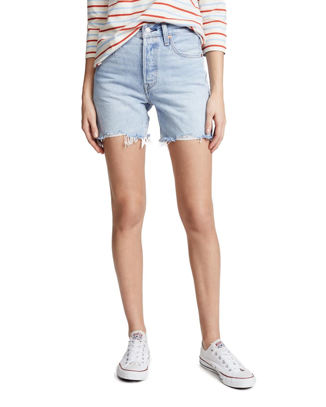 Levi's Denim Indie Shorts in Blue | Lyst