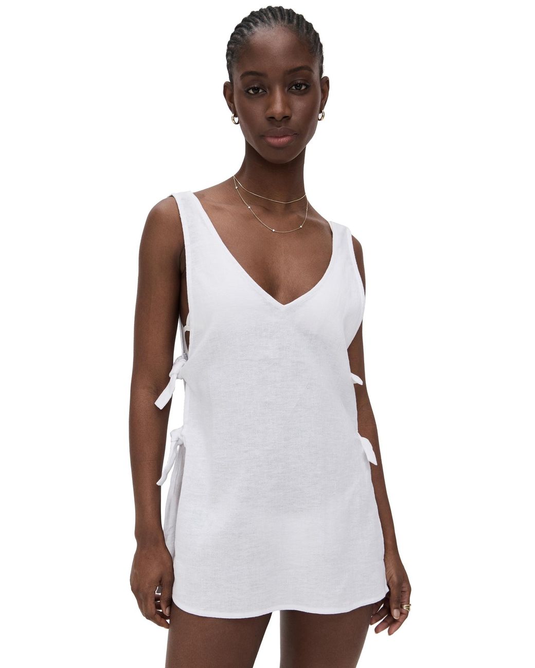 Vitamin A Riviera Mini Dress in White | Lyst