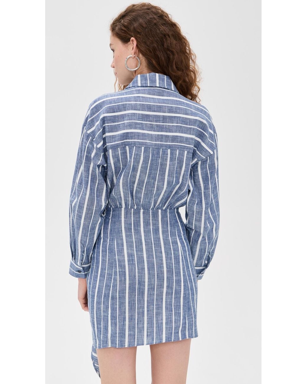 Apiece Apart Alessandra Mini Dress in Blue | Lyst
