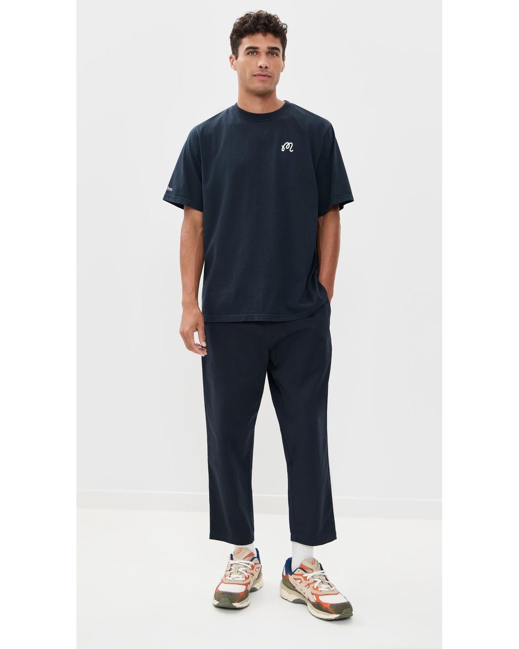 Malbon Blue Bermuda Tee for men