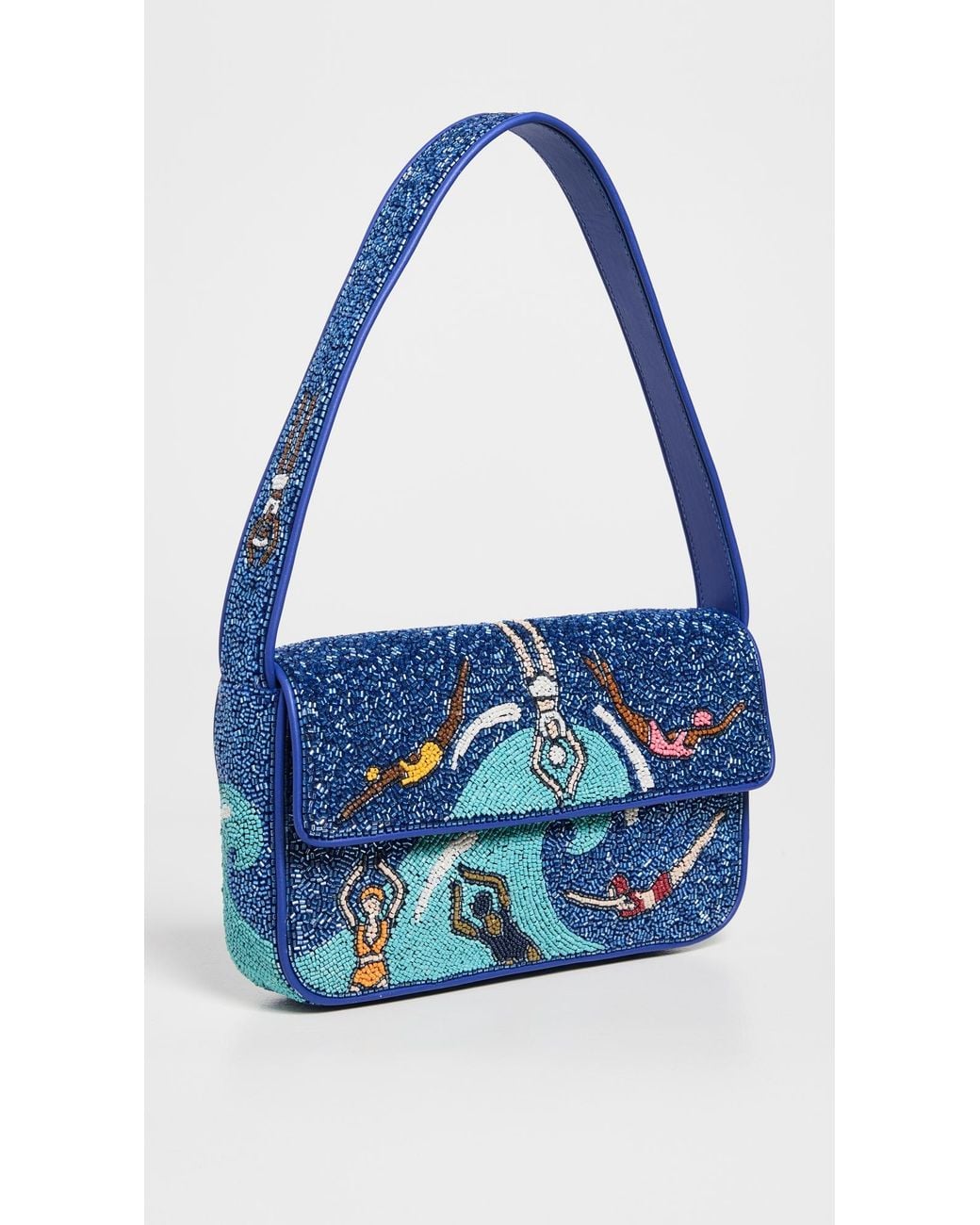 Staud Blue Tommy Bag
