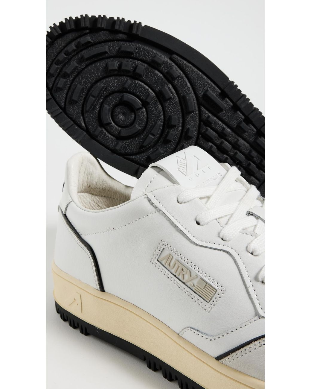 ○★新品未使用　AUTRY GOLF　ゴルフロー　ホワイト　27cm Autry Leather Golf Low Sneakers in White for Men | Lyst