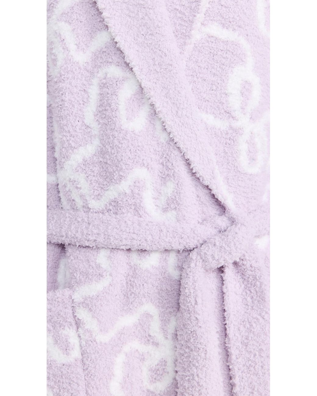 LoveShackFancy Purple Teddy Robe