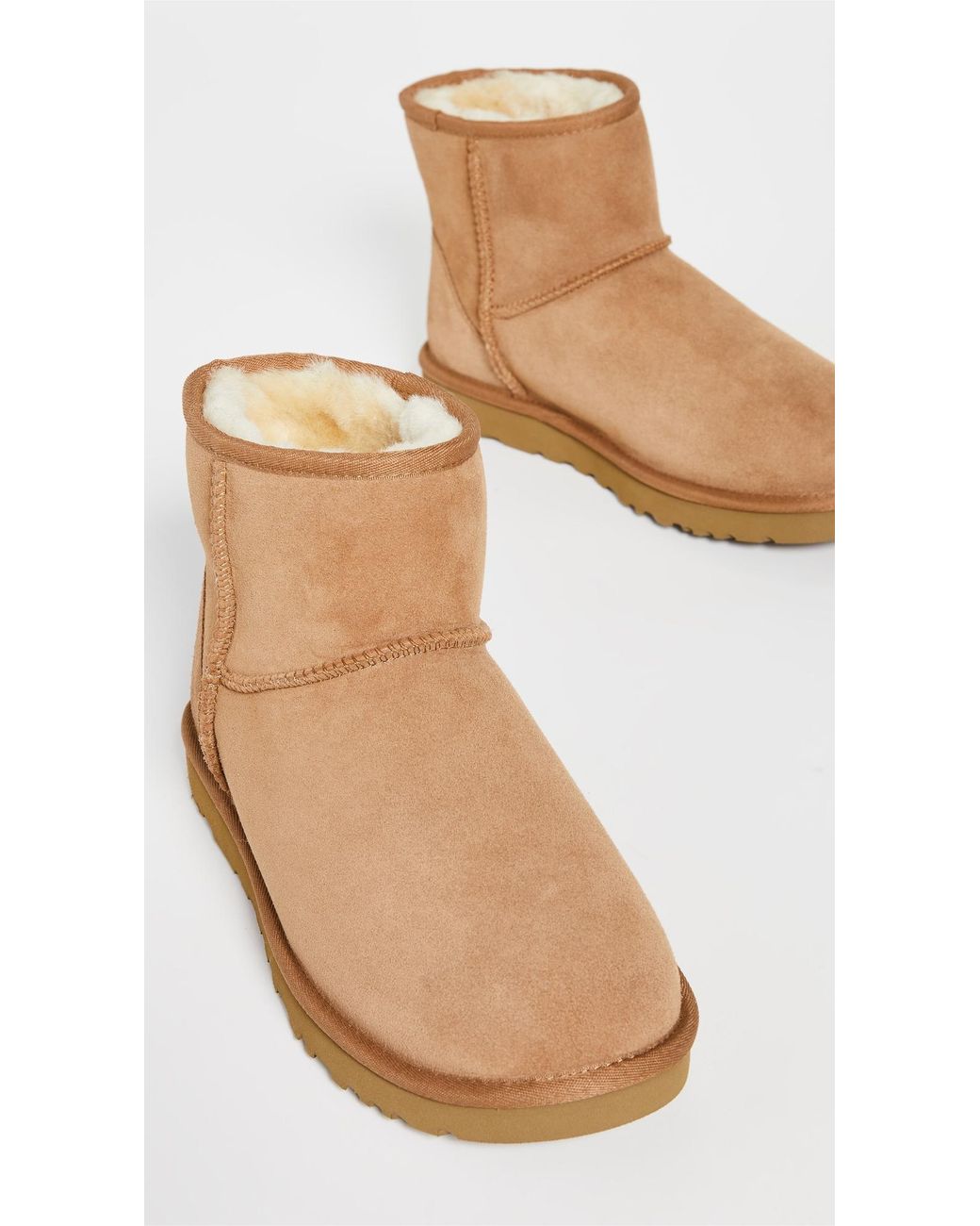 Ugg White Classic Mini Boots for men