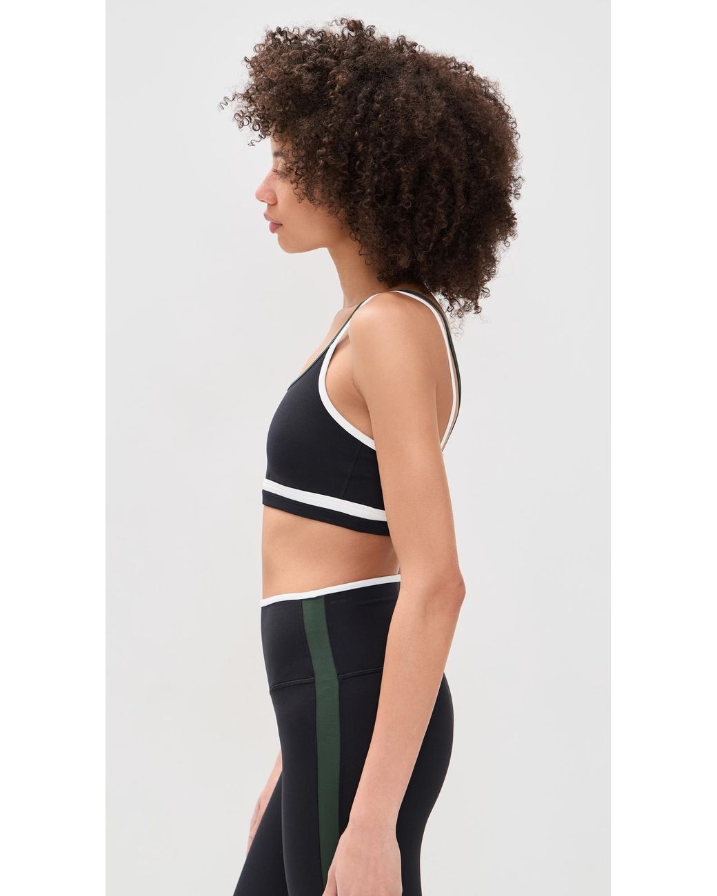 Splits59 Black Eva Rigor Double Strap Bra
