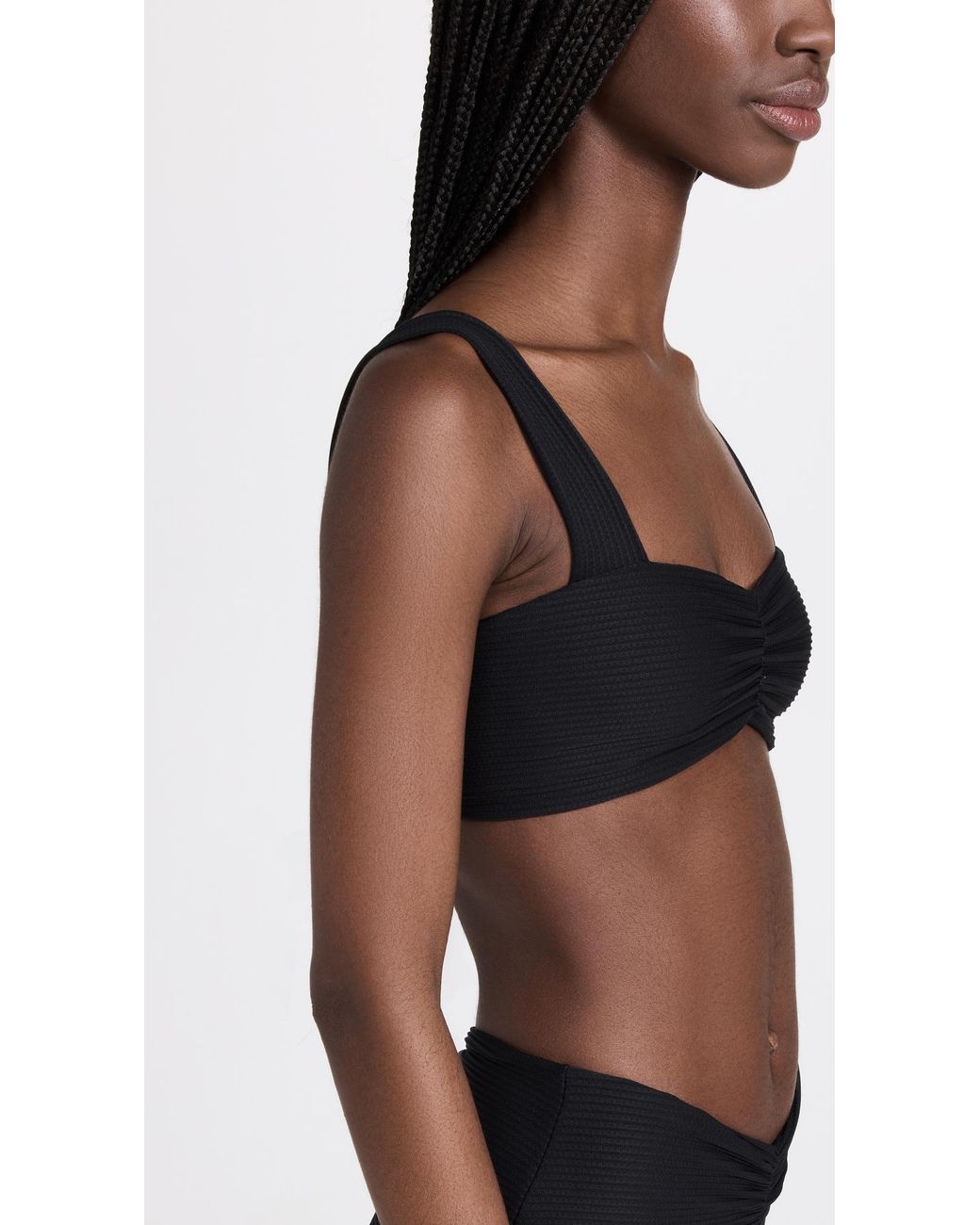 LSPACE Black Marlee Bikini Top