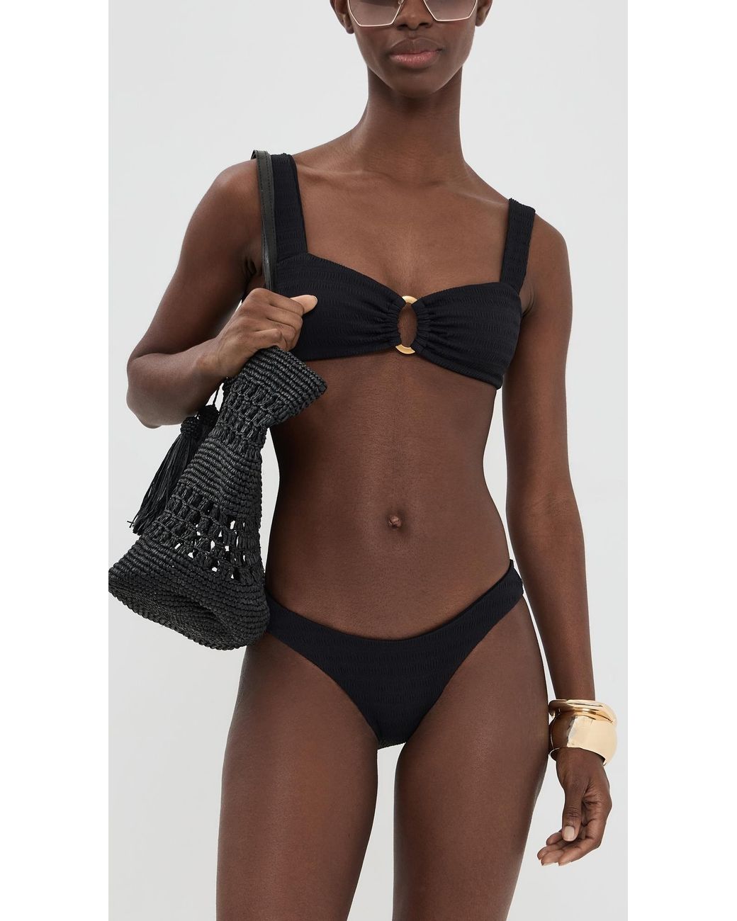 LSPACE Black Willow Top