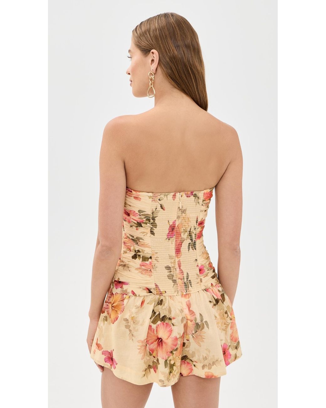 Zimmermann Orange Mahon Romper