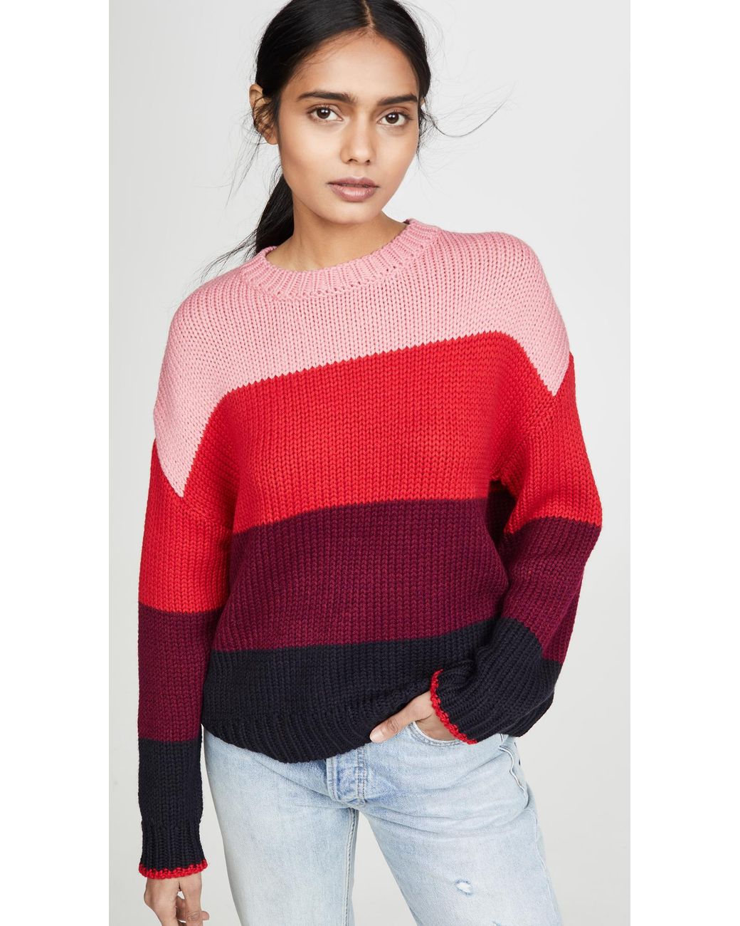 SUNDRY Womens Loose Knit Sweater