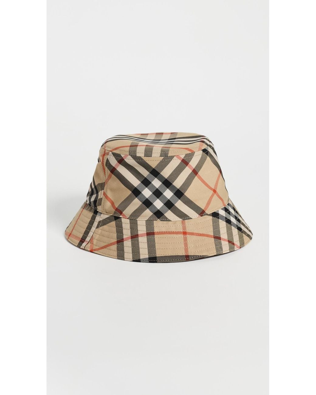 Burberry Multicolor Check Bucket Hat