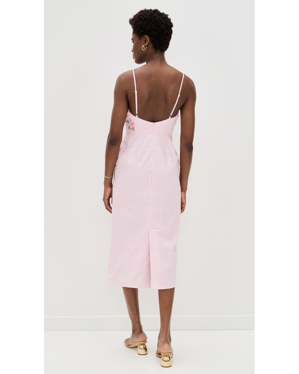 strapless open back dress WW38478] Fanm Mon main image 0