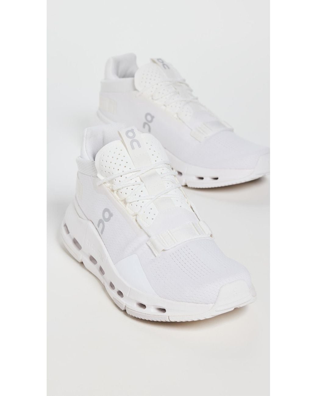 On Shoes White Cloudnova 2 Sneakers