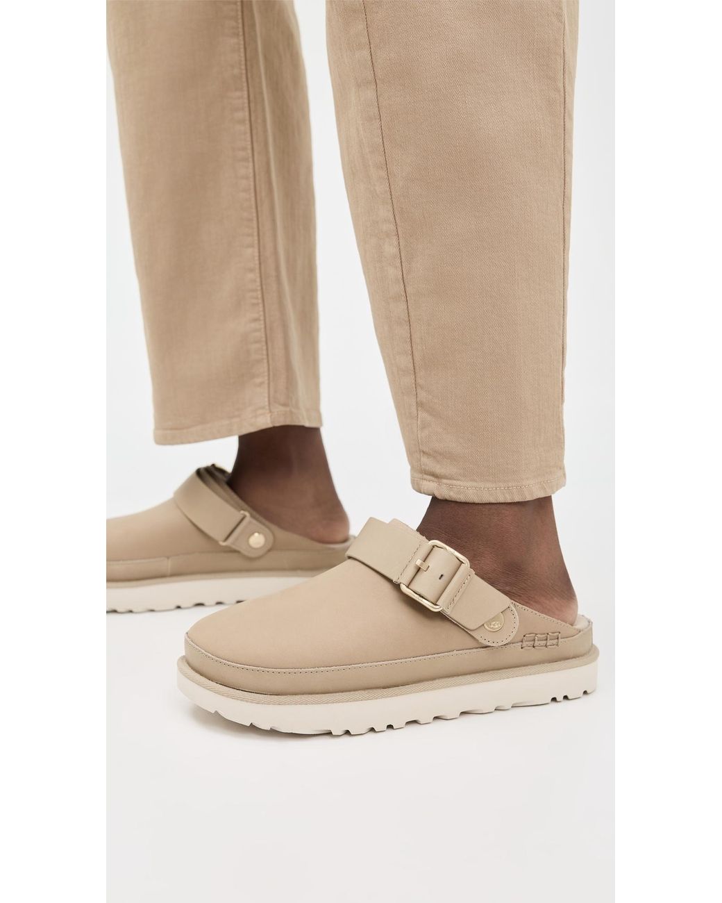 Ugg White Goldenstar Villa Clogs