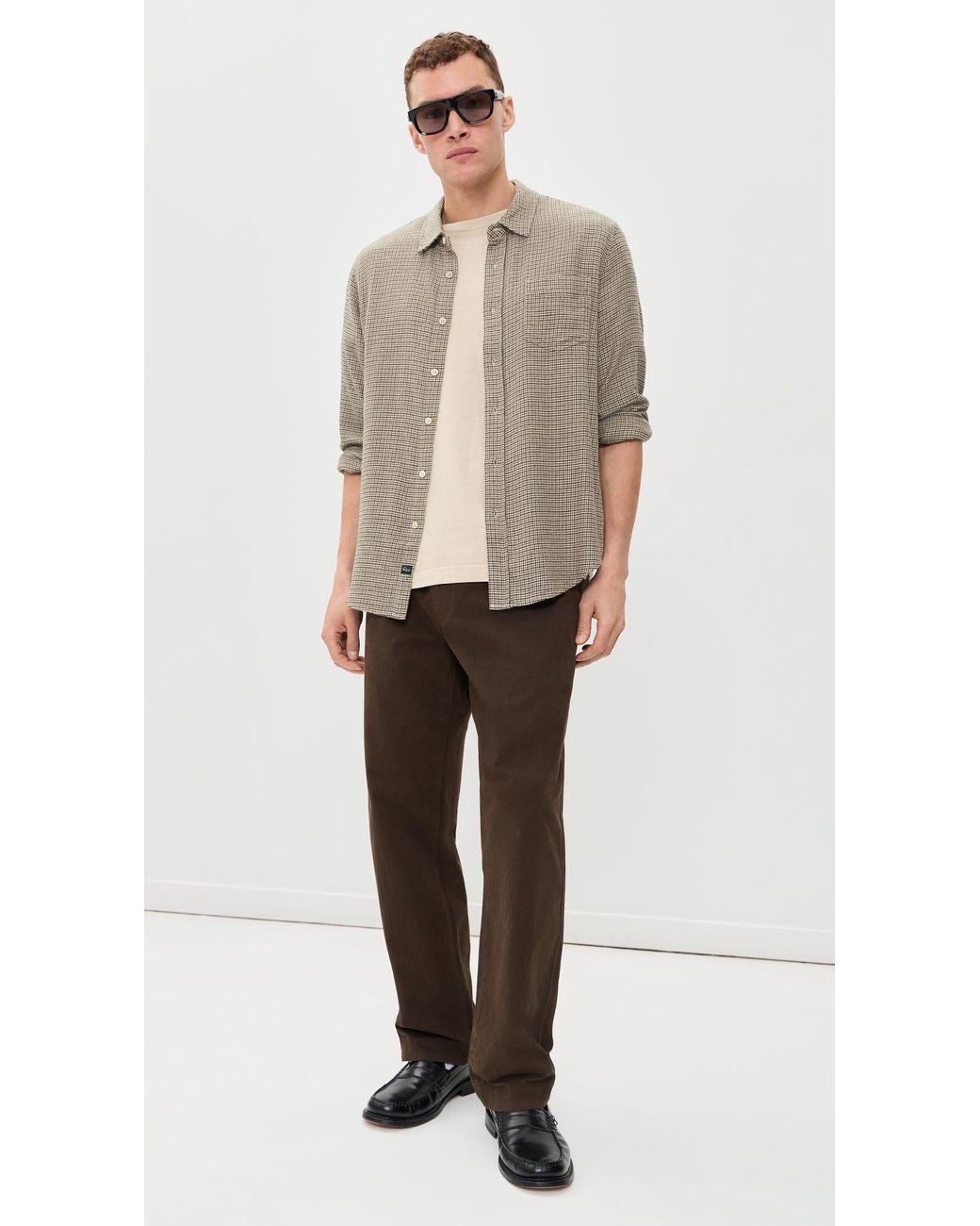 Rails Natural Lennox Button Down for men