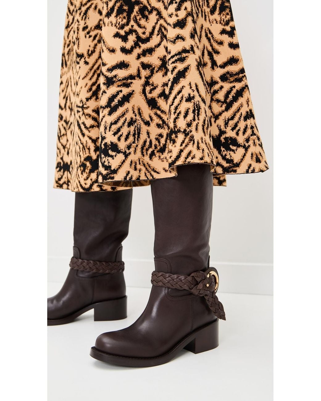 Zimmermann Brown Helix High Boots