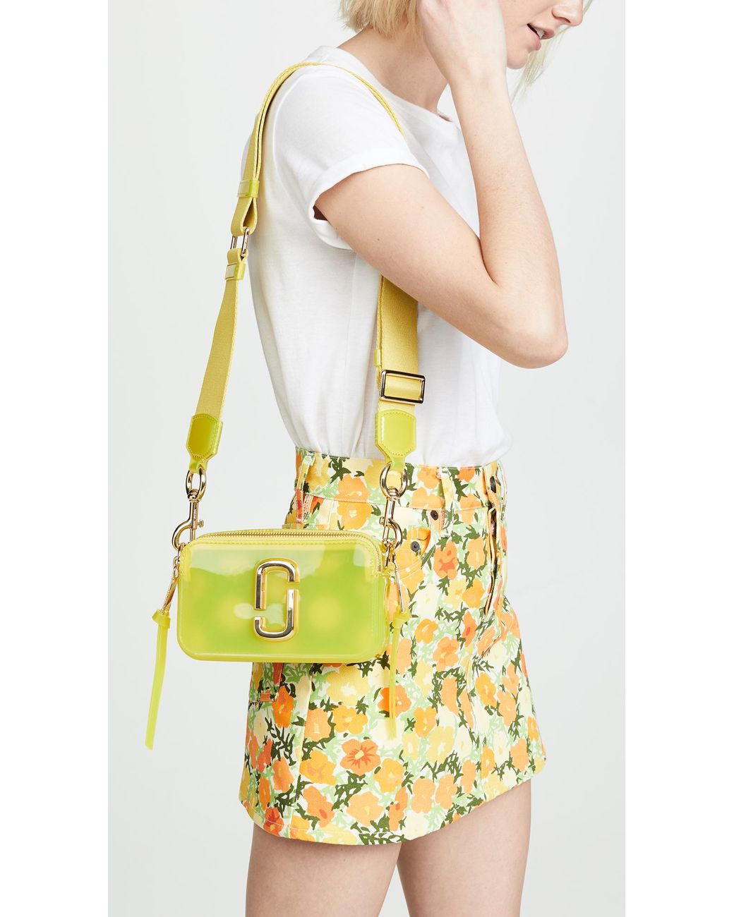 Marc Jacobs The Jelly Snapshot Camera Bag in Yellow | Lyst