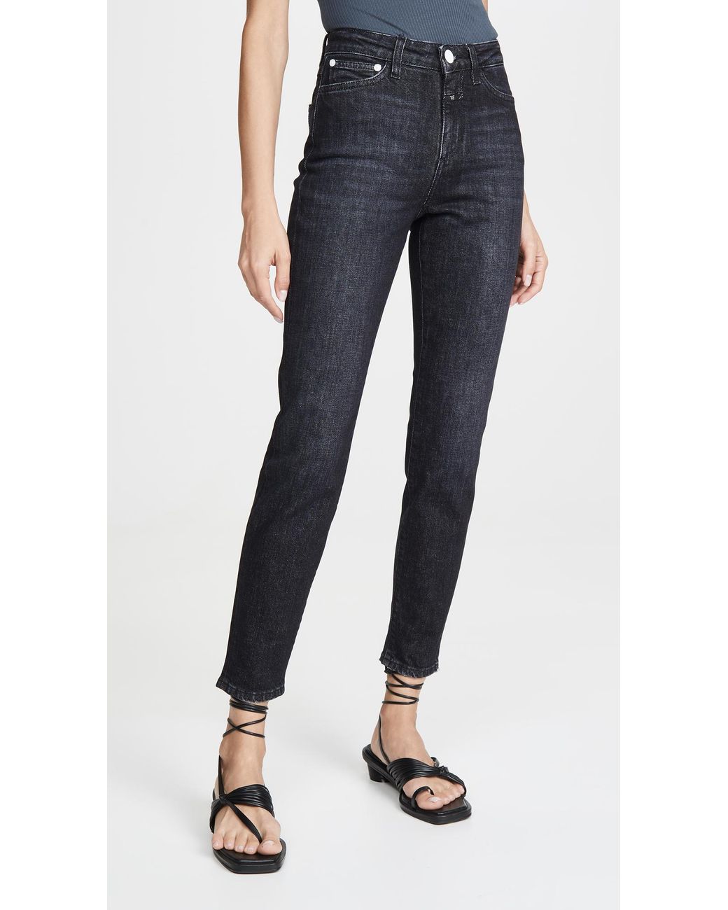 Closed Baker High Jeans in Gray | Lyst