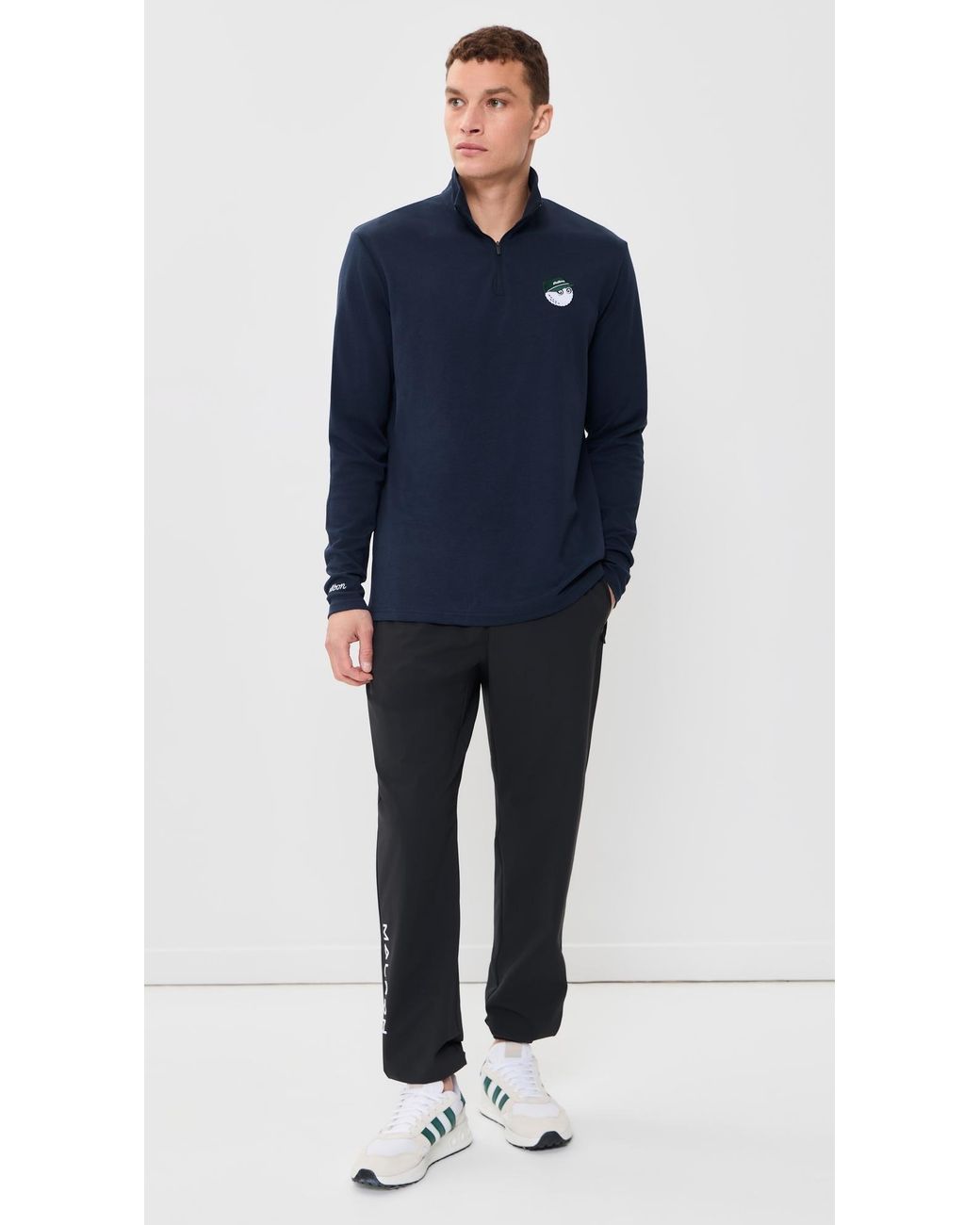 Malbon Blue Flyer Mid Layer Jacket for men