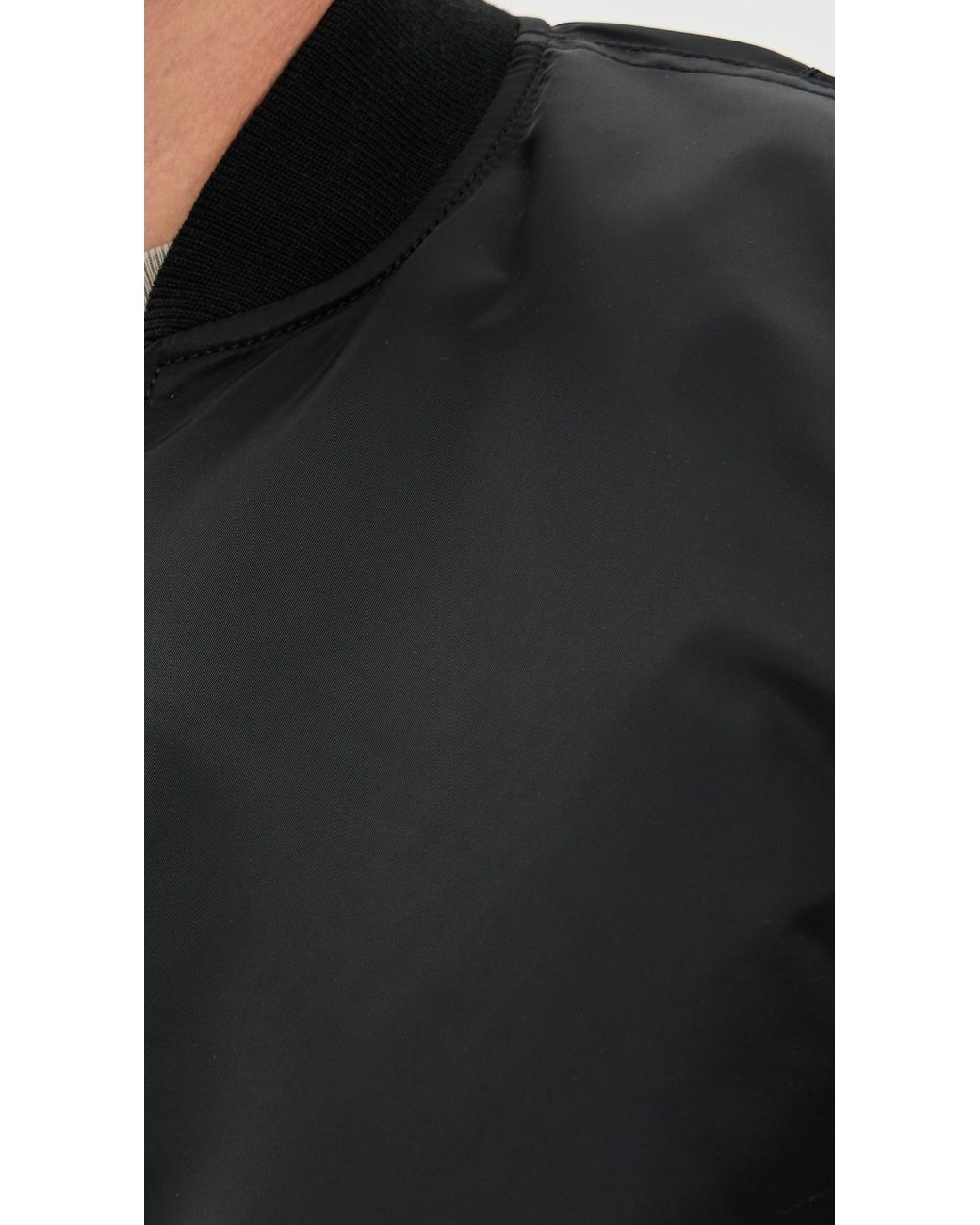Alpha Industries Black Ma-1 Heritage Fit Flight Jacket for men
