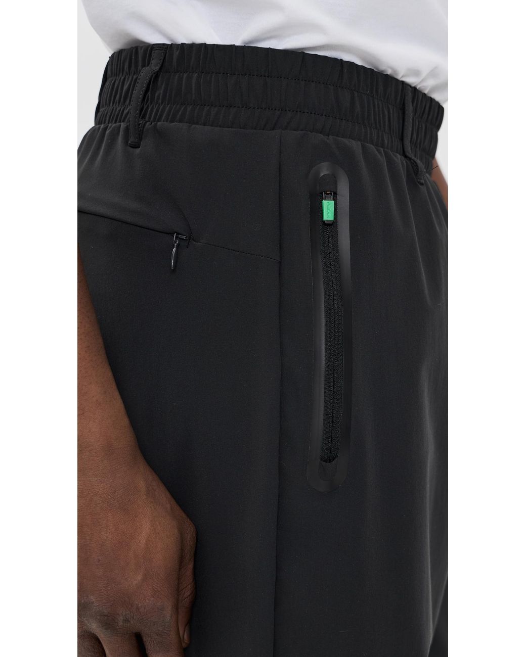 Malbon Black Performance Traverse Pants for men