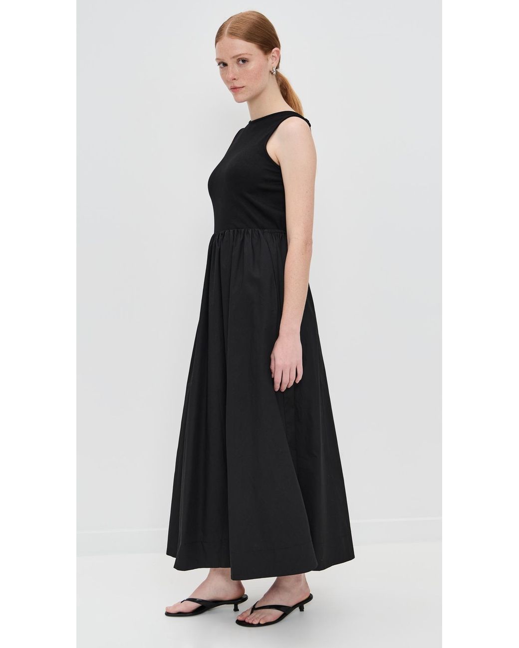 knee length dresses for ladies Polka Dot Tulle Dress Made to Order / Black / 2 main image 1
