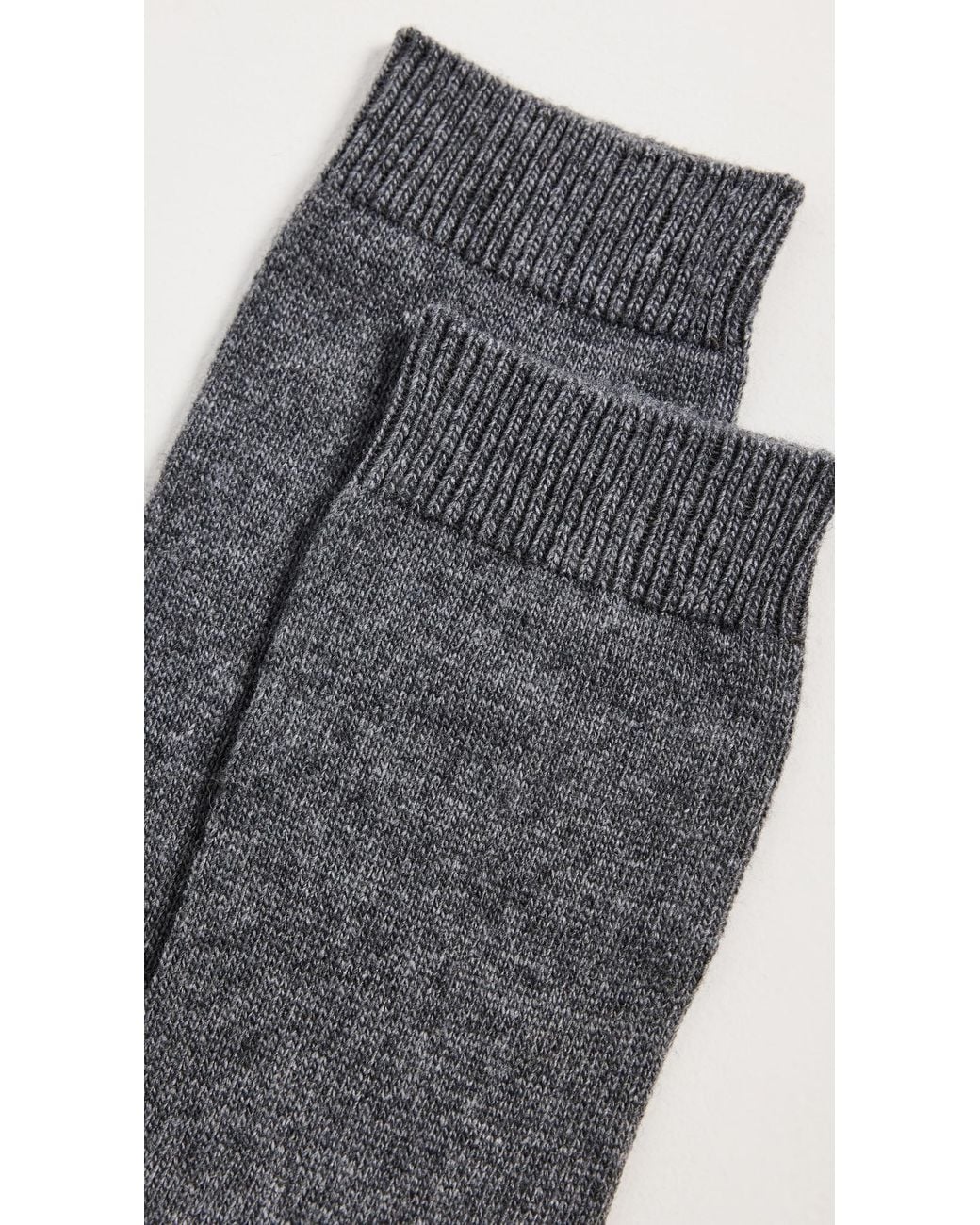 Falke Gray Cozy Wool Socks